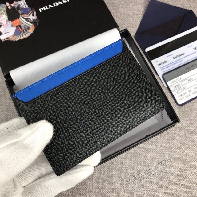 prada卡包 普拉達專櫃最新聖誕限量款系列 1MC208 PRADA女士短款卡包  pyd2100